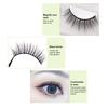 Yousheng 3 пары накладных ресниц, натуральные, удобные в носке, волокнистые перекрестные ресницы для макияжа, накладные ресницы для примерочной