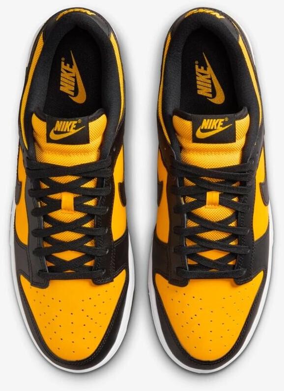 Кроссовки Nike Dunk Low Retro черный/белый/золотой