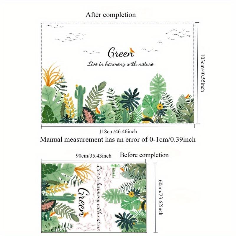 Botanical Wall Patch Stickers-Self-Adhesive Cover-Up Decals for Holes,Corners&Baseboards,Peel&Stick Home Decor,Christmas Decor