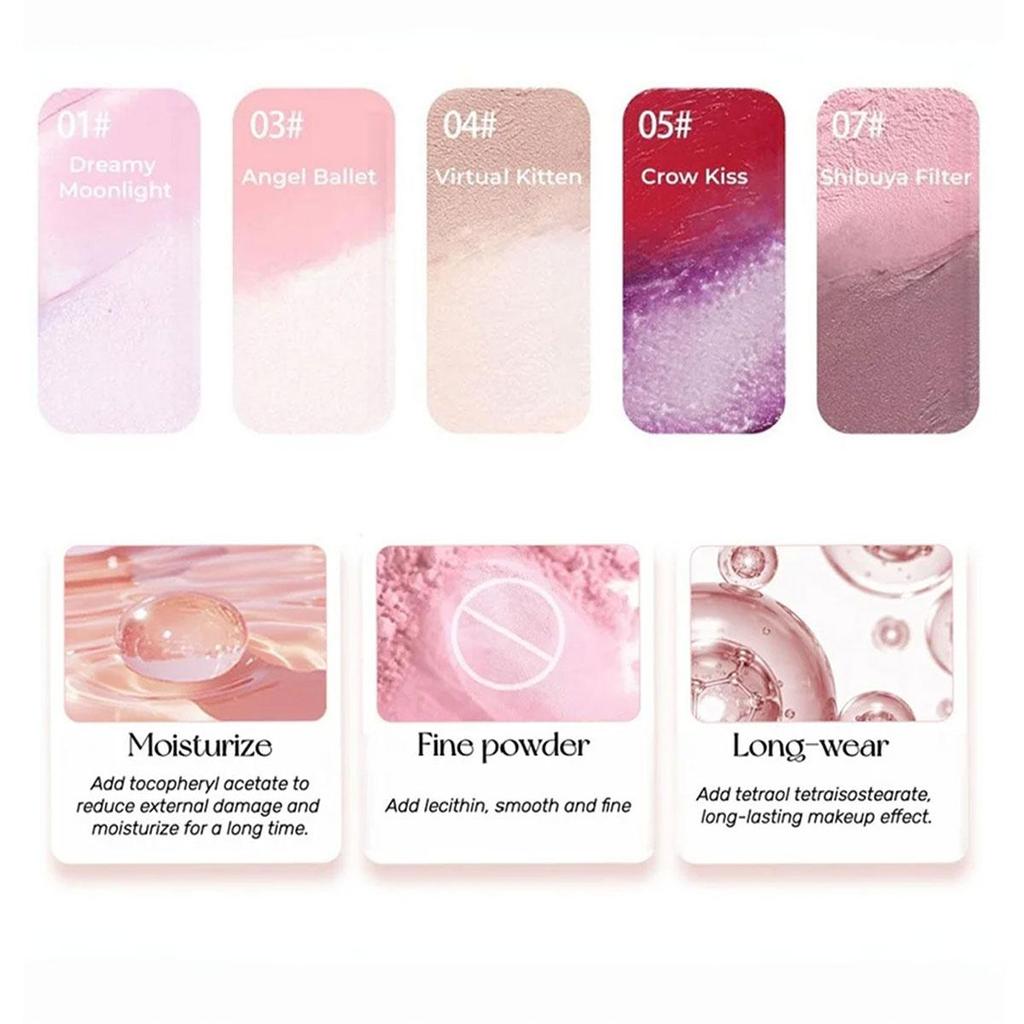 HaGGarD Кремовые румяна 2-в-1 Emo Monster Series - Dream of the Nuclear Moon, 7 г