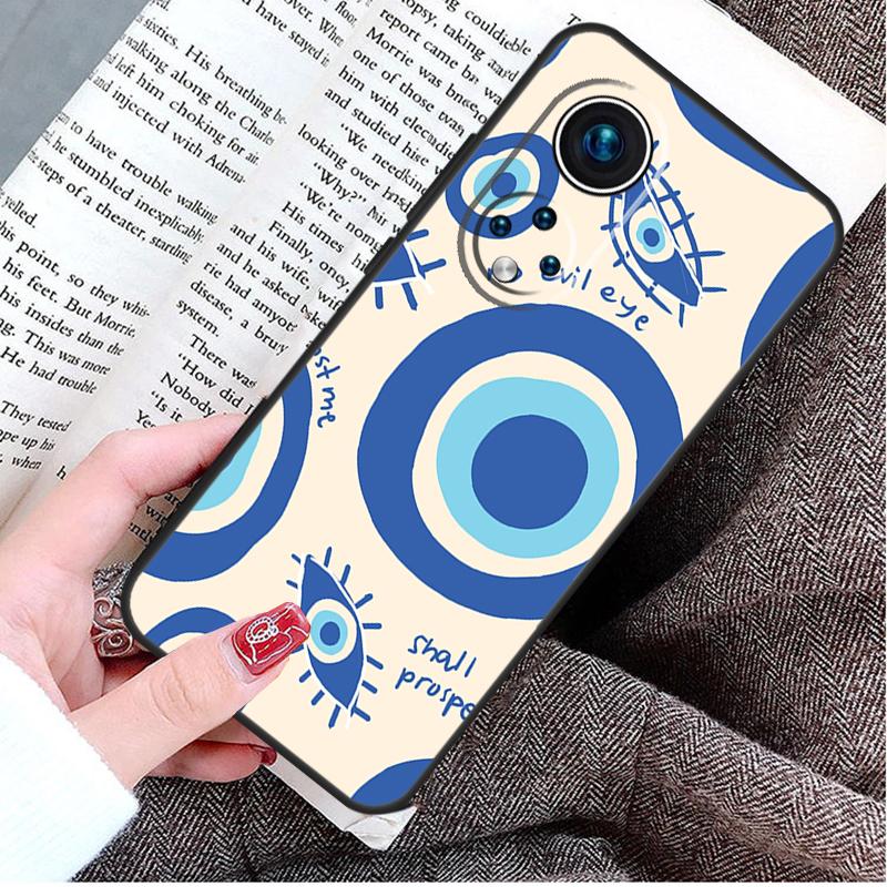 Сглаз Счастливый Глаз Синий Чехол Для Honor Magic 8 6 7 Lite Honor 400 200 Pro 50 70 90 X8c X8b X9a X9c X9b X9d Win Чехол