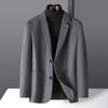 Autumn and Winter Wool Suit Jacket Solid Color Single-sided Wool Business Leisure Single West