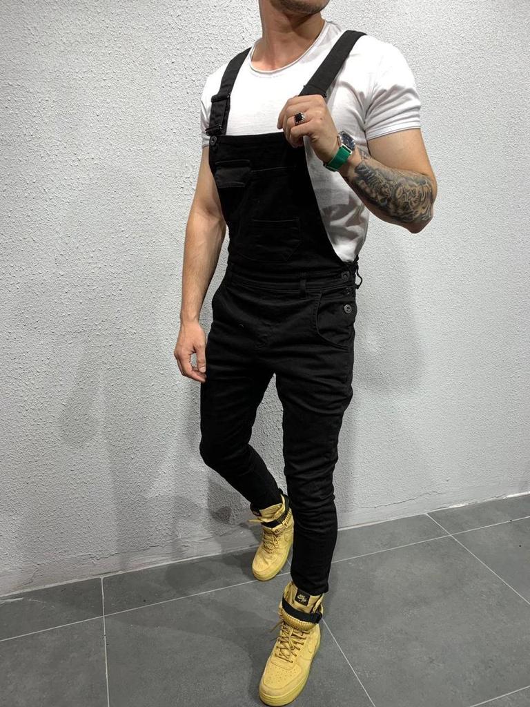 2019 Slim Fit Men's Multi-Pocket Workwear Overalls