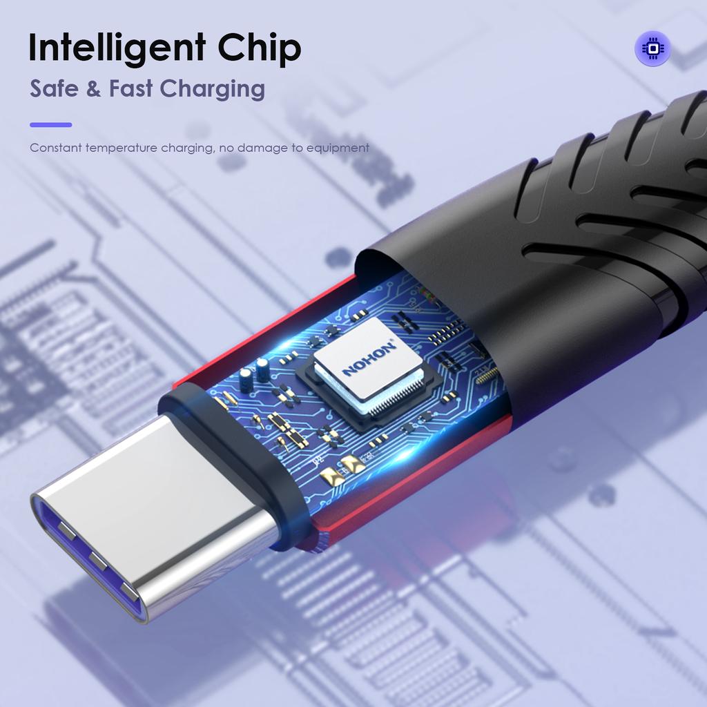 7A 100W USB C Cable Fast Charging Type C Date Cable For Samsung  Xiaomi 12 USB C Phone Charger Cable 0.25m 1m 2m 3m