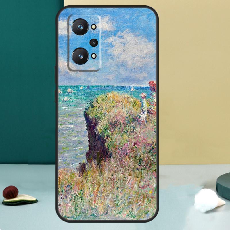 Клод Моне Сад Мост с Лотосами Для Realme GT 6T 5 6 GT 7 Pro C67 C75 C61 C55 C53 C51 C21Y C25S 10 11 12 13 14 Pro Plus Чехол