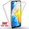 360° Full Body Cover Case For iPhone Samsung Huawei Honor Xiaomi Redmi OPPO OnePlus Anti Drop Clear Hybrid PC Hard Silicone Thin Shell
