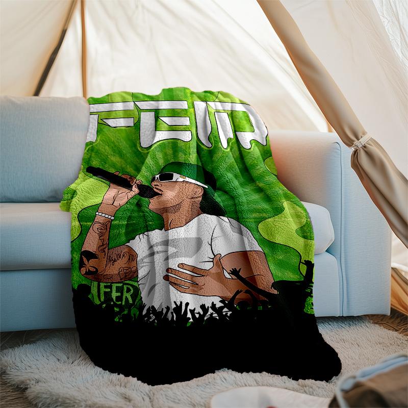 Feid6 printed throw blanket—lightweight,soft,warm;versatile blanket for all seasons—perfect as &air-conditioning throw,nap blanket