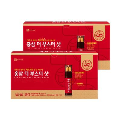 Chong Kun Dang Health Red Ginseng The Booster Shot 2 коробки (14-дневный запас),Корейская здоровая пища