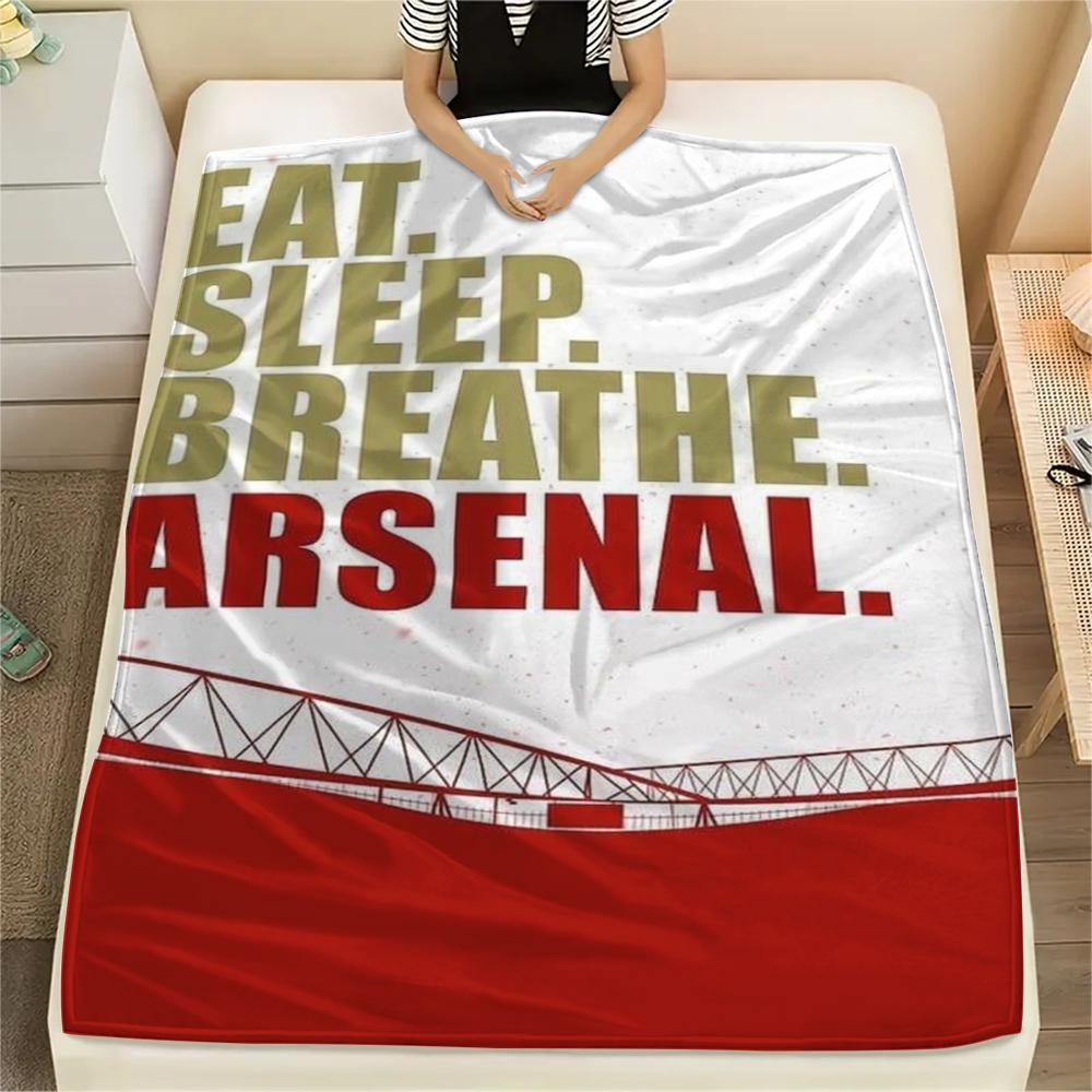 1pc Arsenal ARSENAL Print Flannel Blanket, High quality Comfortable for All Seasons, Home Decor, Warmth and Comfort, Perfect for Christmas Gifts10