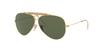 Солнцезащитные очки RB3138 серо-зеленые линзы 58 [Ray-Ban] мужские Arista/Crystal (G-15XLT)