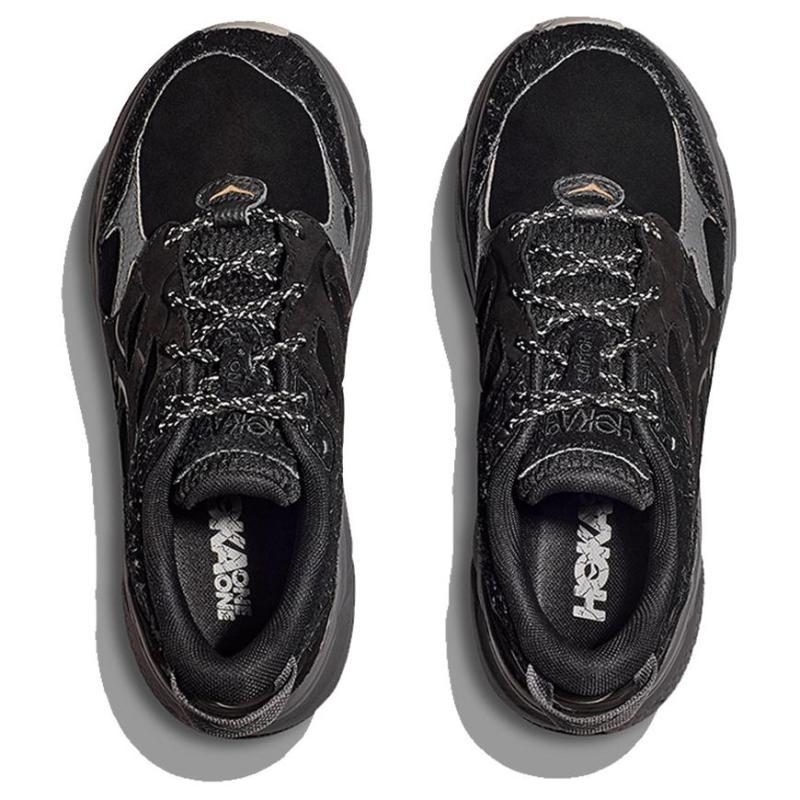 HOKA One One Кроссовки Clifton L Elite Terrain System Черный Сателлит Серый 1150910-BCKST