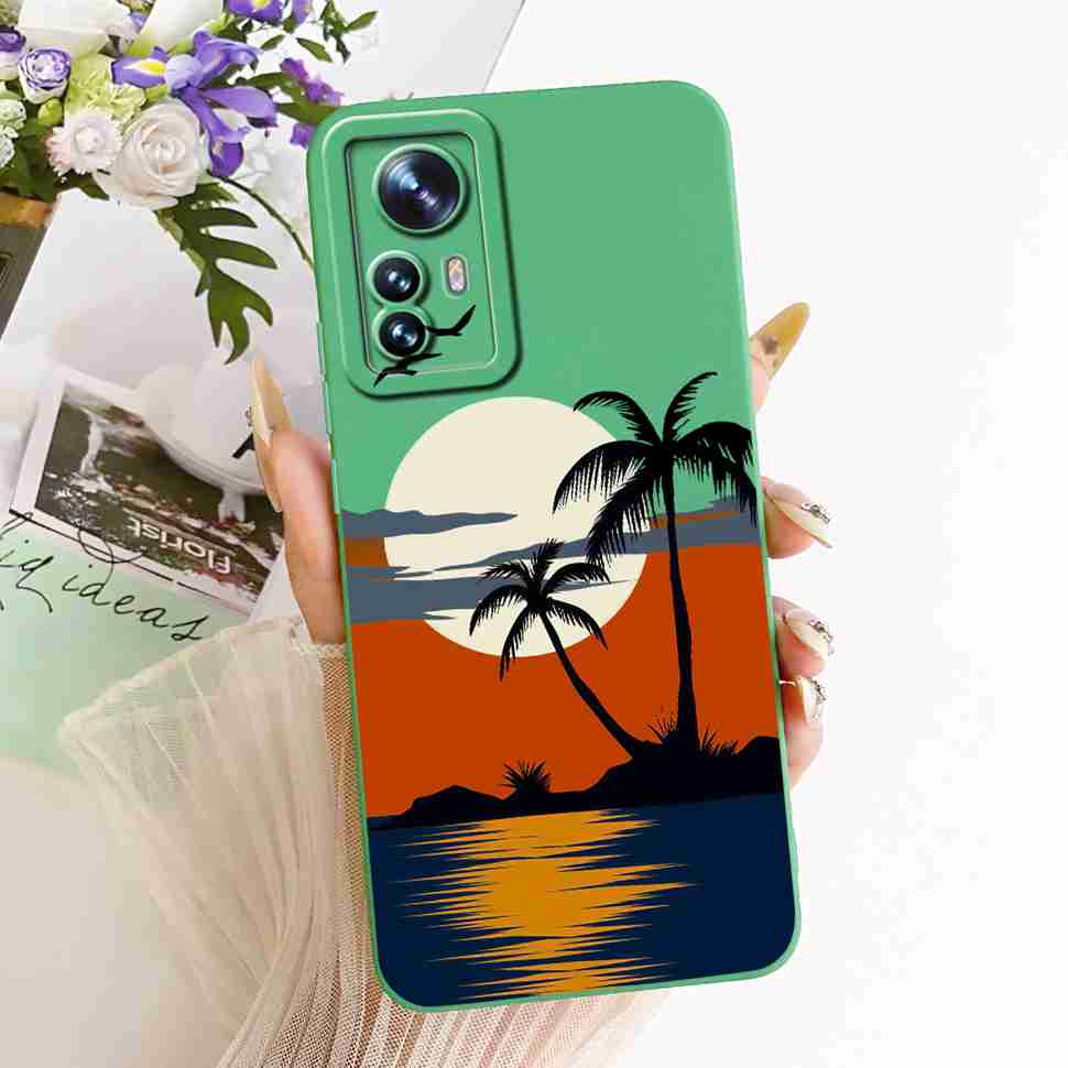 For Xiaomi Mi 12 Pro 2201122C Case Bright Flowers LOVE Silicone Soft Back Cover For Xiaomi MI12 PRO Mi 12S Pro 6.73" Phone Cases