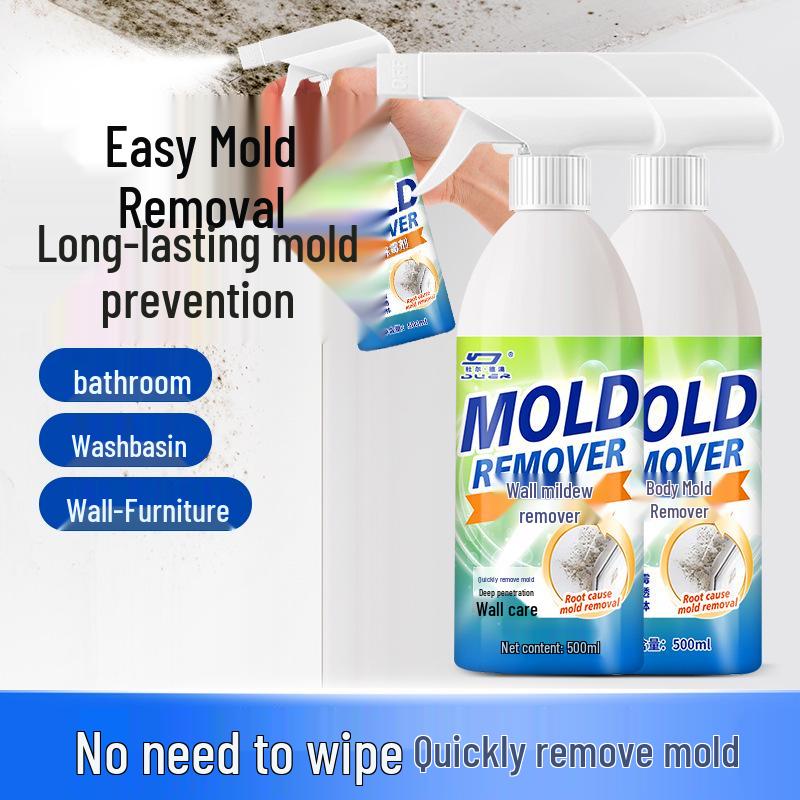 Household Mold Remover Spray - Anti-Mold Stain Cleaner for Walls