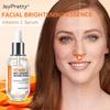 JoyPretty 15ml Vitamin C Antioxidant Face Serum Whitening Brighten Moisturizing Face Remove Dark Spot Facial Beauty Skin Care with Hyaluronic Acid