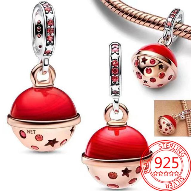 Стерлингового серебра 925 пробы, открывающееся сердце, шоколадная подарочная коробка, подвеска, подходящий браслет, женский ювелирный кулон