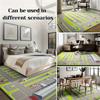 Modern Geometric Print Carpet Rug Large Area Rug for Living Room Bedroom Decor Rug Non-Slip Washable Floor Mat