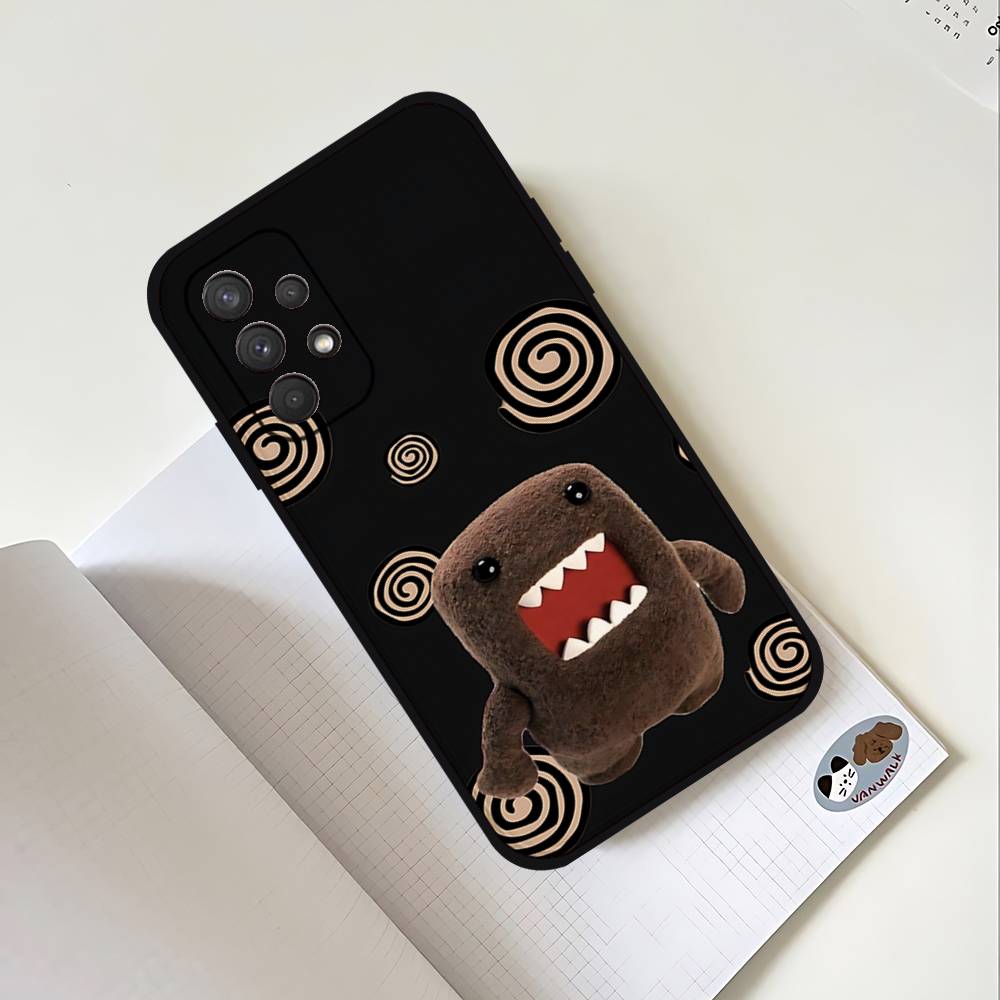 Милый чехол для телефона D-Domo Kun для Samsung Galaxy S25 S24 S23 S22 S21 FE Plus Ultra A13 A20 A32 A70 Черный чехол