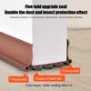 1M Door Bottom Sealing Strip Under-Door Sweep Weather Stripping Light Noise Dust Blocking Windproof Door Stopper Door Bottom Gap Filler Strip