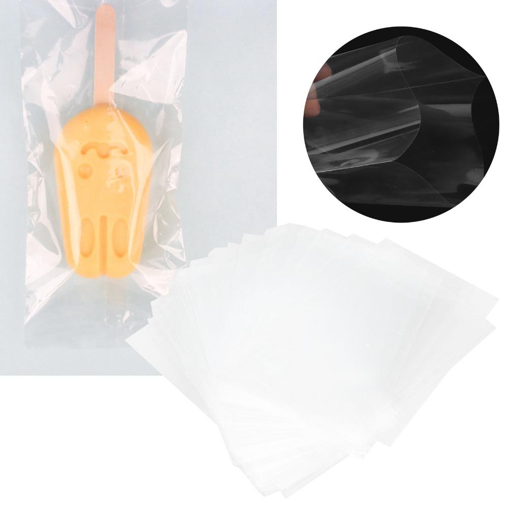 100 Pcs set Rectangular Shape Ice Cream Bags Multi Size Candy Bags Individually Wrapped Packaging