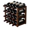 Bamboo Wine Rack Holder Bar Cabinets Stackable Storage Cube Tabletop for Champagne Multilayer DIY Assembled Natural Wood Bottle Holder
