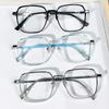3PCS Large Square Reading Glasses Metal Frame Casual Reading Glasses Computer Readers Male and Female+1.0 To+4.0