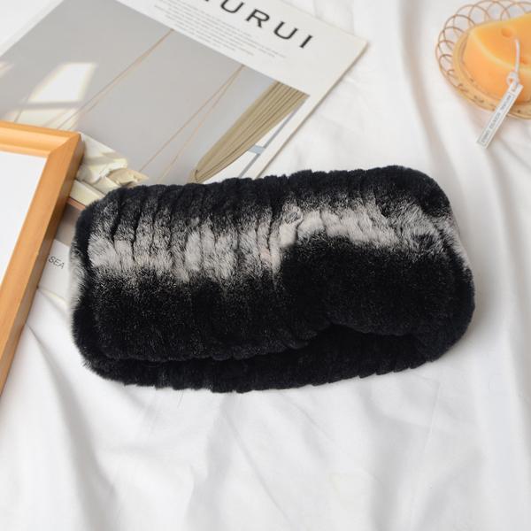 Ew зимний уличный женский шарф из натурального меха кролика рекса, шарфы из натурального густого меха, российские теплые повязки на голову из 100% натурального меха кролика рекса