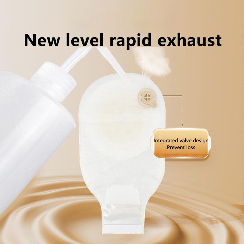 1 шт. опорожняемый калоприемник 65 мм отверстие цельный дренируемый мешок для стомы мешочек для ухода за стомой с зажимом закрытие калоприемник