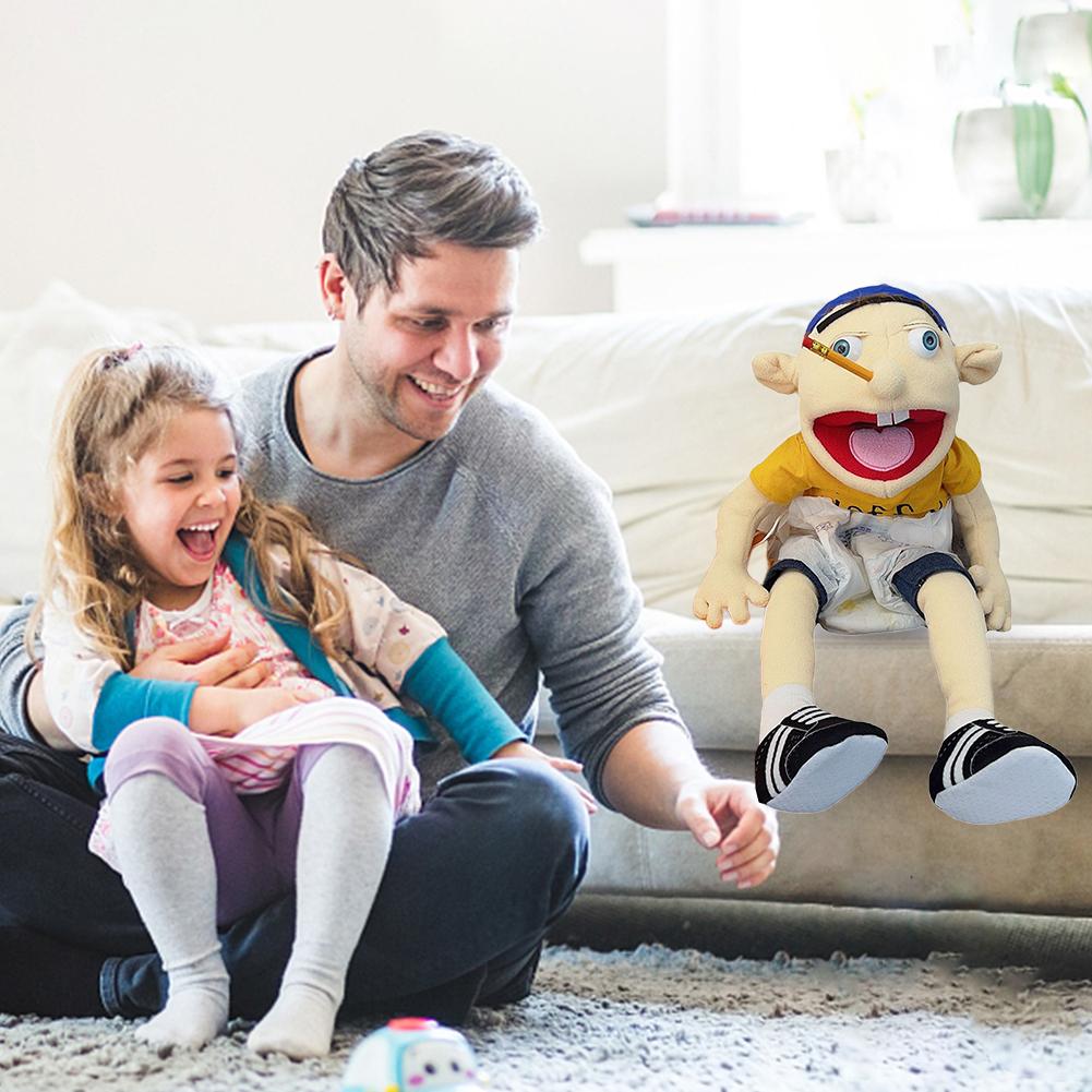 Кукла-марионетка Джеффи, полное тело, 19,69 дюйма, мягкая игрушка-фигурка, плюшевая кукла, игрушка-марионетка, подарок на день рождения для детей, подходит для ролевых игр