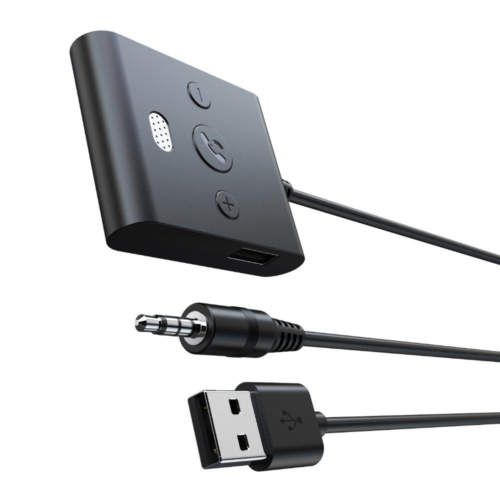 Автомобильный Bluetooth-приемник 3,5 мм Bluetooth-музыкальный приемник 5.4 Высокая четкость Звонок в режиме громкой связи Воспроизведение с U-диска в автомобиле