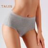 High Waist Women Period Underpants Prevent Leakage Cotton Panties Good Breathability High Elasticity Briefs Full Butt Coverage Underwea