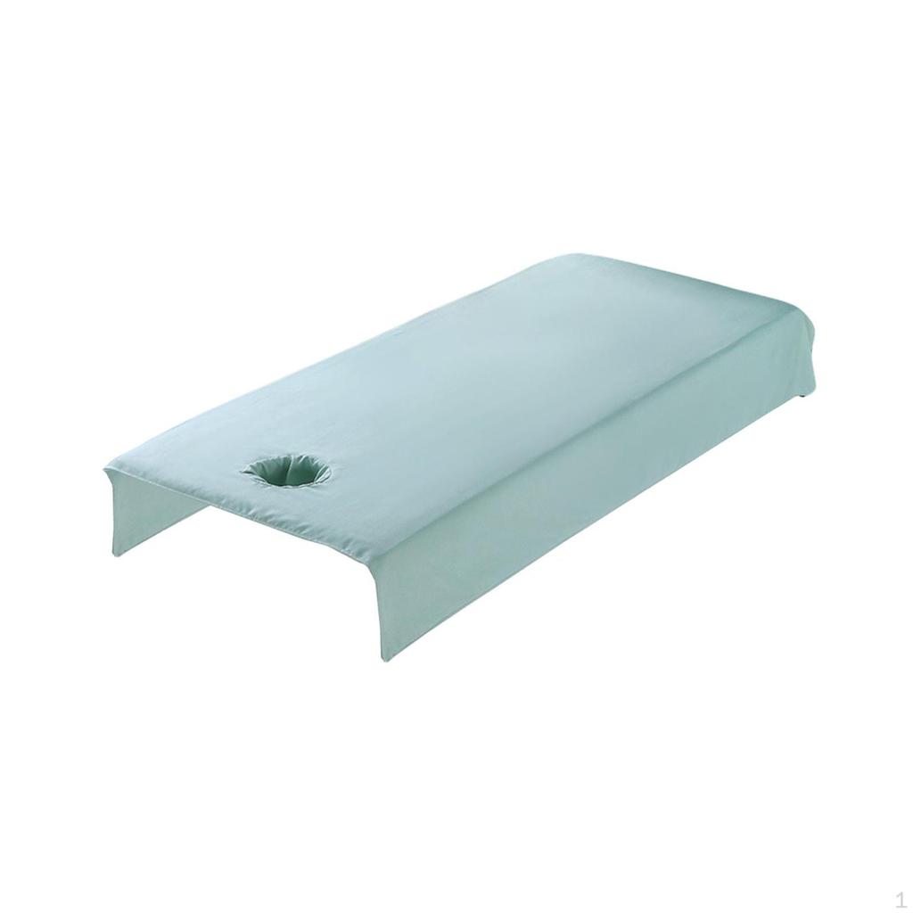 Beauty Salon Massage Table Sheet Cover with Breathable Hole 80Cmx200cm Durable Easily Install