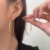 2024 Trendy European & American Large Hoop Earrings for Women: Simple, Chic, and Stylish Design