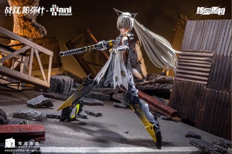 AC" Animester Kakukinjuko 1/9 Scale Armored Girl Action Figure from the Game "GRAY RAVEN PUNISHING" - Nanami Seamless Action Figure