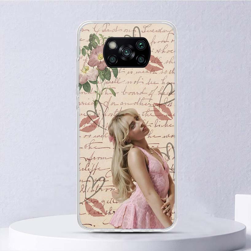 CR66 S-Sabrina C-Carpenter Soft Case For Xiaomi Poco X7 X6 X5 X4 X3 Nfc F7 Ultra F6 F5 Pro Phone Cover F4 Gt F3 M5S M4 M3 M5 M6