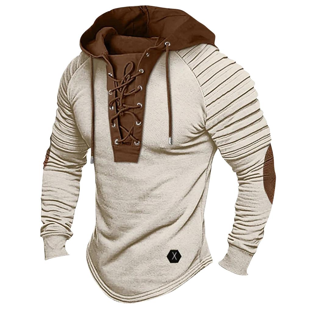 Мужская модная спортивная приталенная футболка с длинным рукавом и круглым вырезом