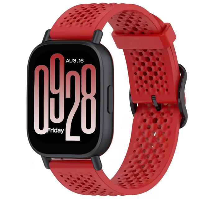 20mm 22mm Silicone Strap for Redmi Watch 5 Active/Lite Sports Smartwatch Breathable Replacement Wristband for Redmi Watch 5 Lite