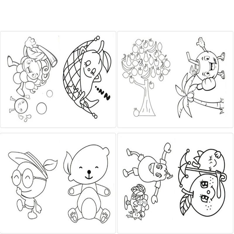 Детские каракули палец живопись нетоксичный акварельный набор для рукоделия детские игровые инструменты аксессуары