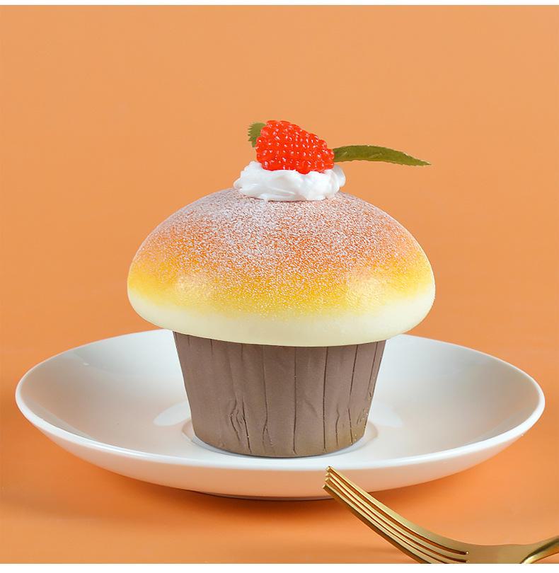 Набор магнитов для кексов и фруктов из полиуретана с медленным отскоком и грибами