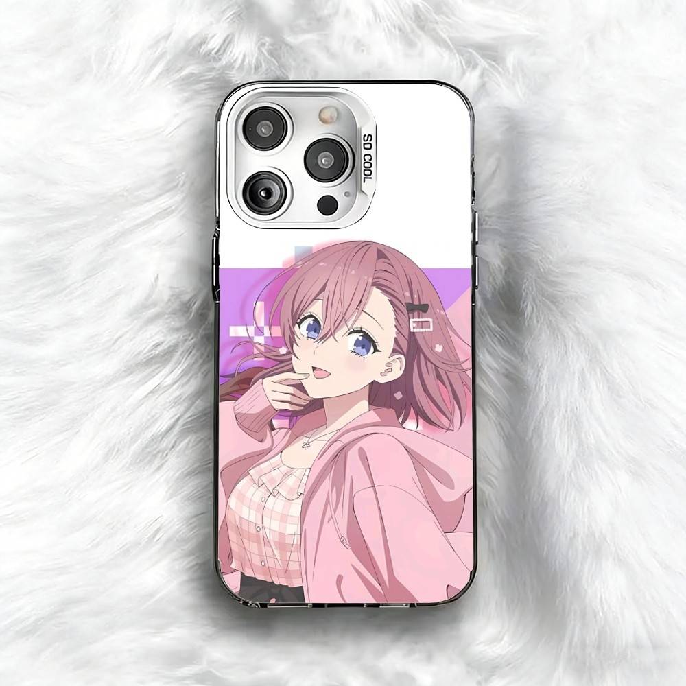 2.5 Dimensional seduction Amano Ririsa  Phone Case For iPhone 16 17 15 14 12 13 Pro Max Black Color Shockproof Cover