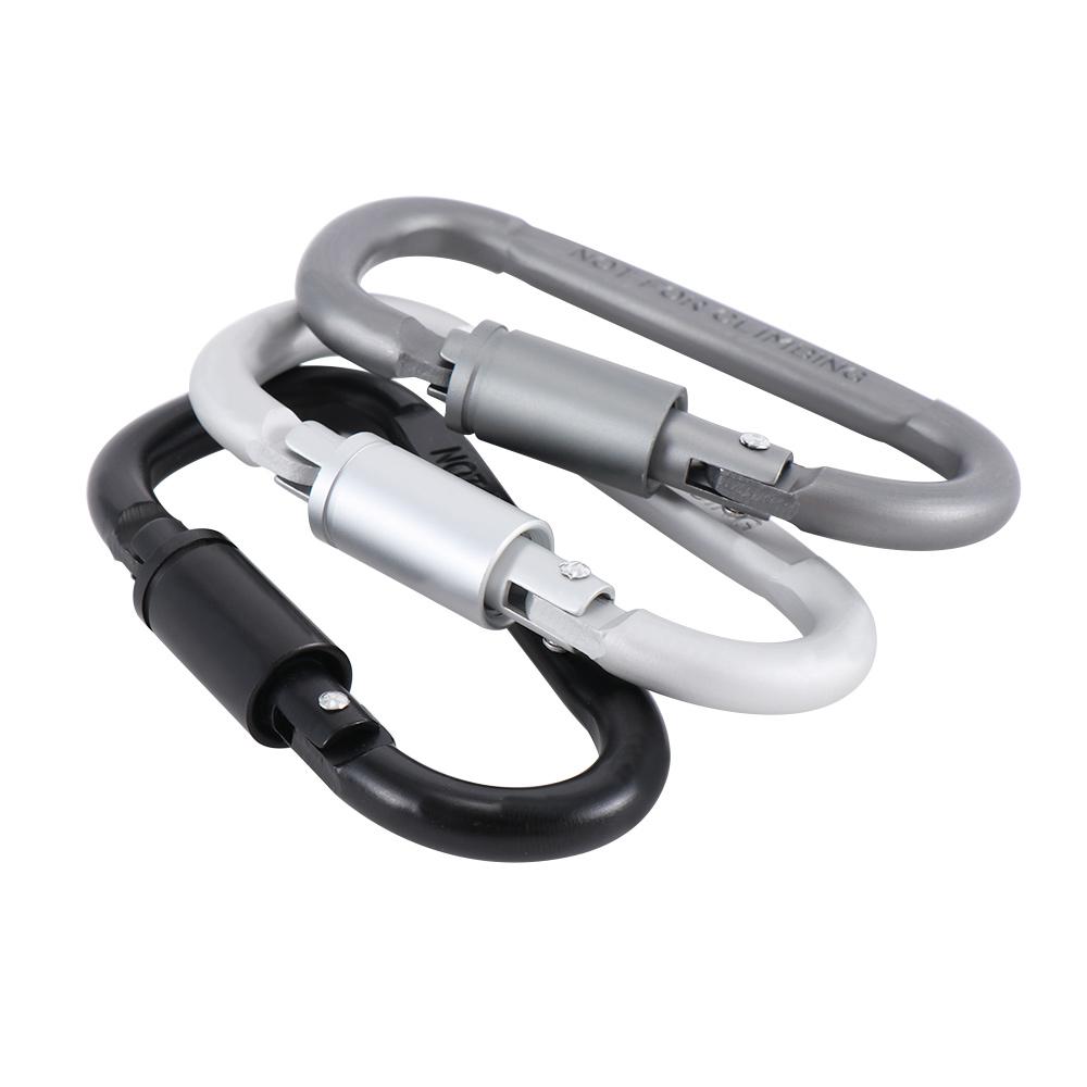 Durable Practical Camping Metal Climbing Aluminum Zinc Zinc Alloy Keyring Hook Carabiner Key Buckle