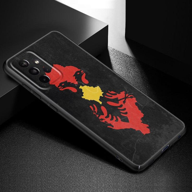 Чехол для телефона с символом флага Албании для Samsung Galaxy A21 A30 A50 A52 S A13 A22 A32 A33 A53 A73 5G A11 A12 A31 A51 A70 A71 A72
