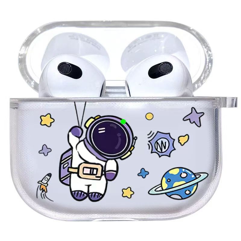 Cartoon astronaut for Apple AirPods 1 generation wireless bluetooth headset case pro1/1 generation/1/1 generation protection