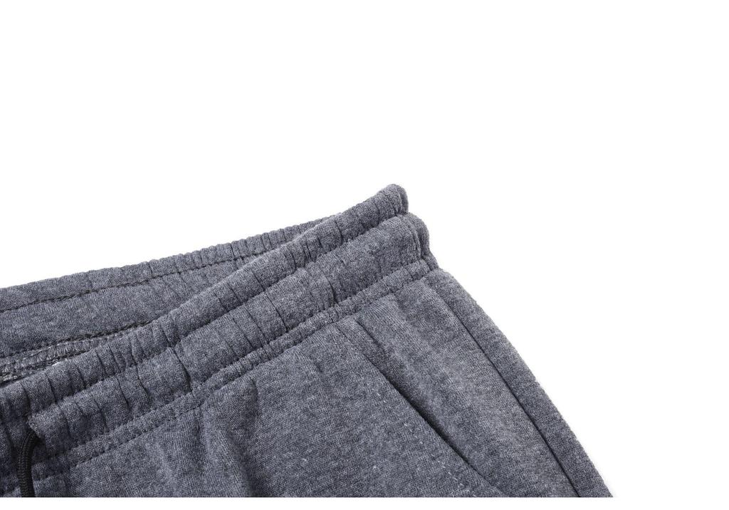 Men's Bestseller European Fleece Sweatpants: Zippered, Thickened, Plain Color, Fitness & Running Trousers for Autumn/Winter