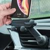 Кронштейн для автомобильного телефона с воздуховыпускным отверстием, вращение на 360 °, универсальная стойка для GPS-навигатора, удлинительная стойка, гравитационная стойка, подходящая для устройств размером от 4,7 до 7 дюймов