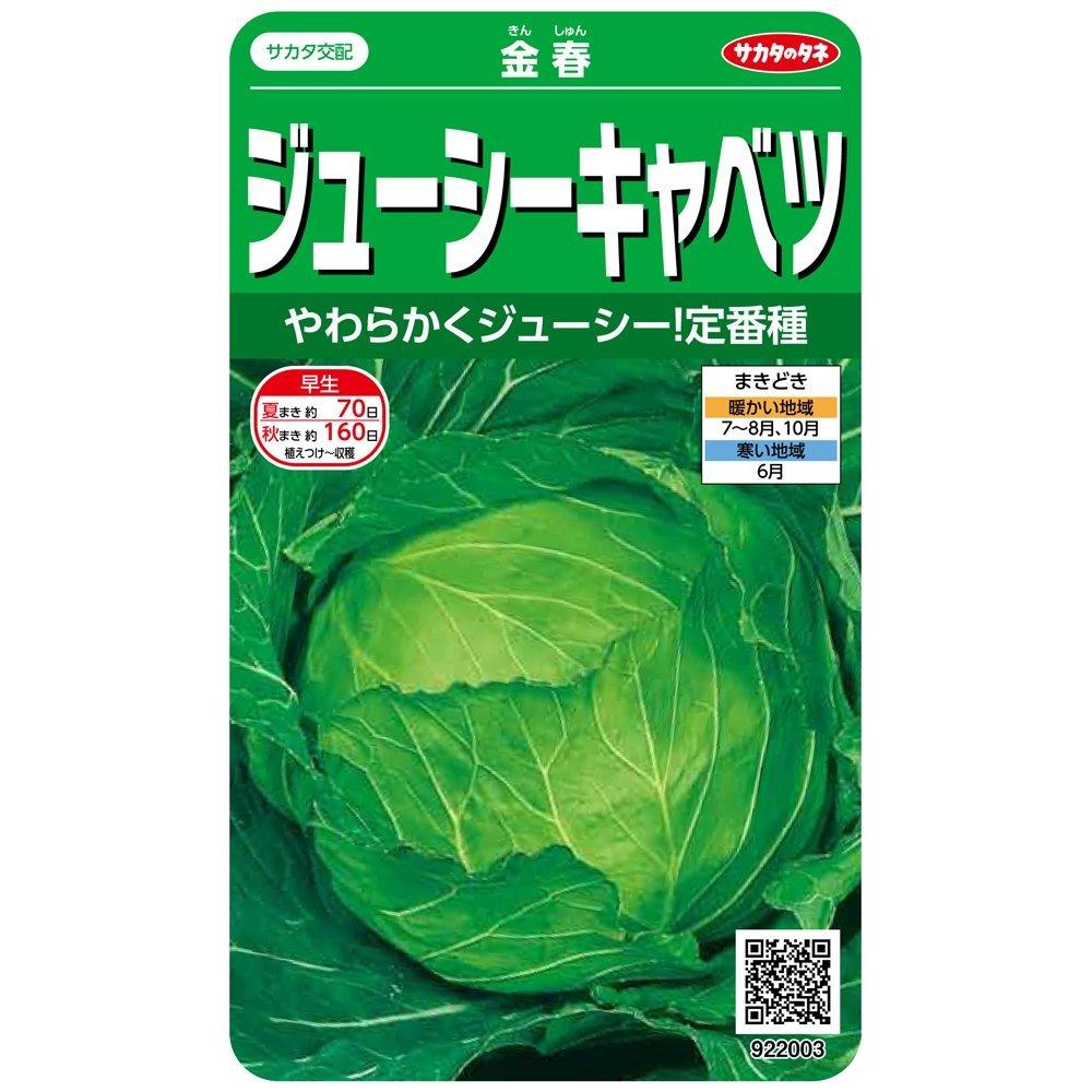 Семена савойской капусты Sakata Seed 'Kin-Haru', Премиальная японская овощная культура для весеннего и осеннего домашнего садоводства