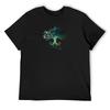 Celtic Tree Glitch #1 T-Shirt Customs Sports Fans Basketball Graphic Tees Short Sleeve Tee Men