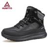 Leather Ankle Boots Winter Rubber Snow Boots for Men Luxury Designer Platform Shoes Black Work Men's Sneakers