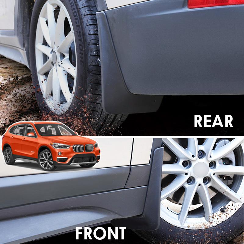 1set Car Mud Flaps for BMW X1 F48 2016 2017 2018 Mudguards Splash Guards Fender Mudflaps Modification
