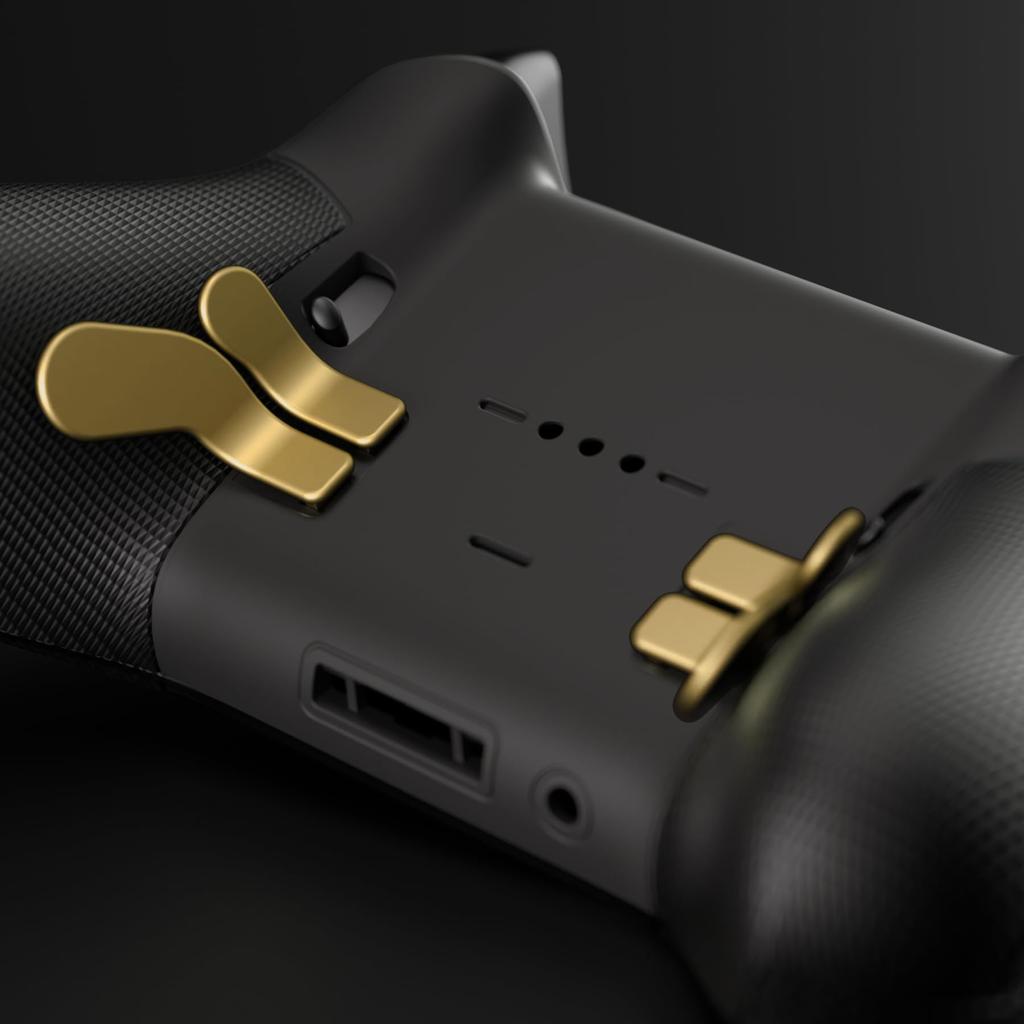 EXtremeRate 13 в 1 комбинированный металлический комплект для совместимости с Xbox Elite Series 2 6 металлических джойстиков, инструмент для регулировки, 2 клавиши направления, 4 задние лепестка