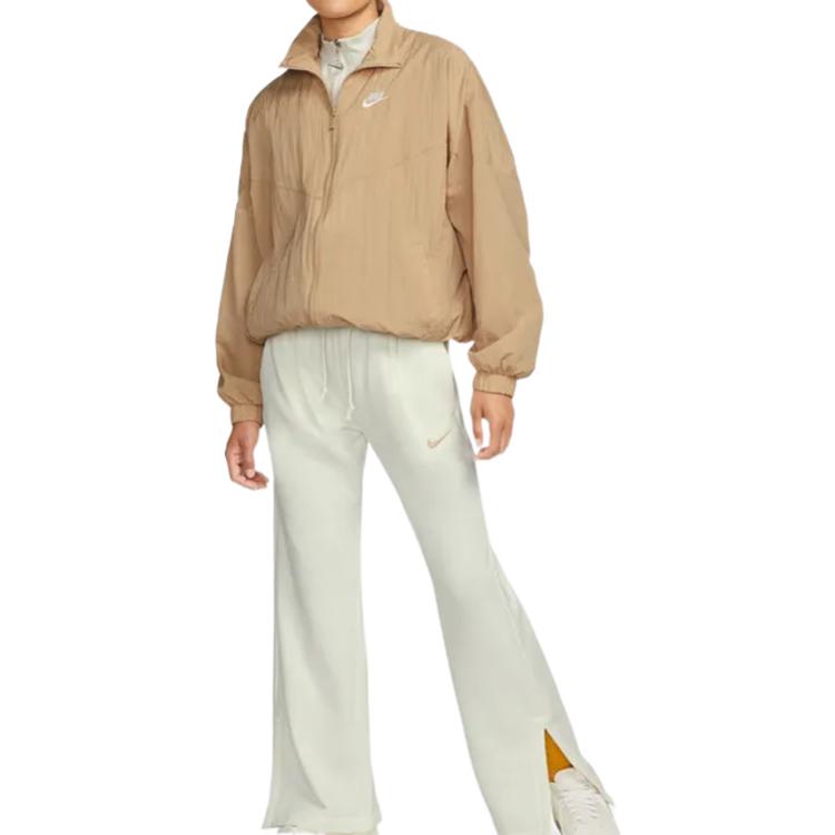 Nike Casual Pants Women's White Moderate Straight Fit Pants DQ6169-133